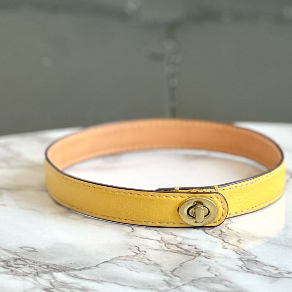 Authentic Coach Genuine Leather Wrap Bracelet